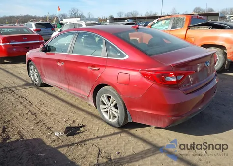 2015 Hyundai Sonata Se from USA, damaged, VIN 5NPE24AF5FH244460